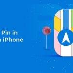 How to drop a pin in apple maps on iPhone