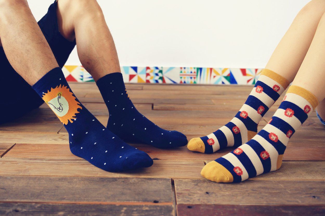 Promotional Logo Dress Socks