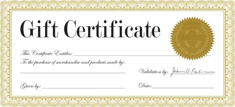 The Convenience of Small Payment Gift Certificates